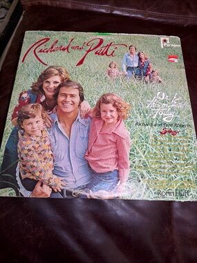 Richard and Patti Vintage Vinyl Album - Red & Green Cover